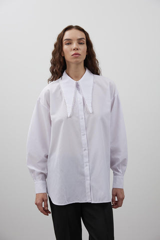 Jade Gömlek - Beyaz