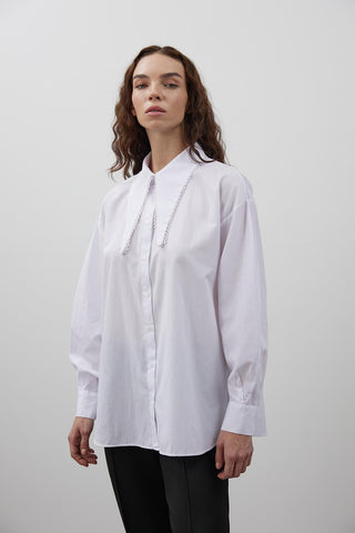 Jade Gömlek - Beyaz