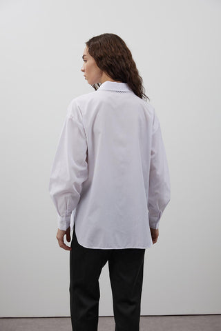 Jade Gömlek - Beyaz