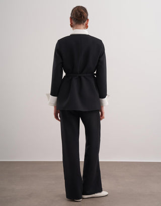 Nancy Kemerli Takım - Siyah