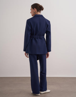 Elena Fermuar Detaylı Ceket - Lacivert