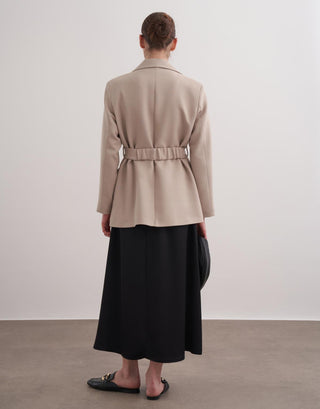 Elena Fermuar Detaylı Ceket - Bej