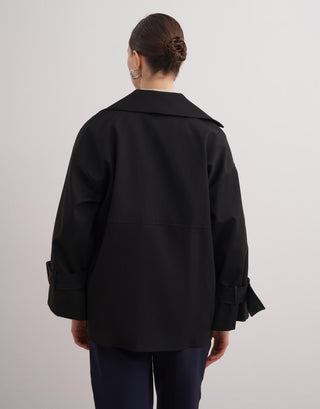 Maureen Kısa Trenç - Siyah