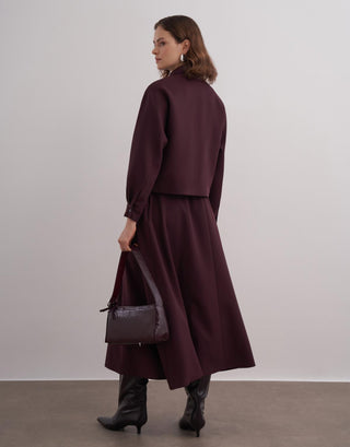 Pamela takım - Bordo