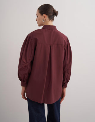 Sandy Gömlek - Bordo