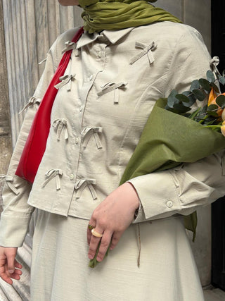 Darrel takım - Krem