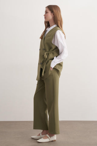 Monica Yelekli Takım - Haki