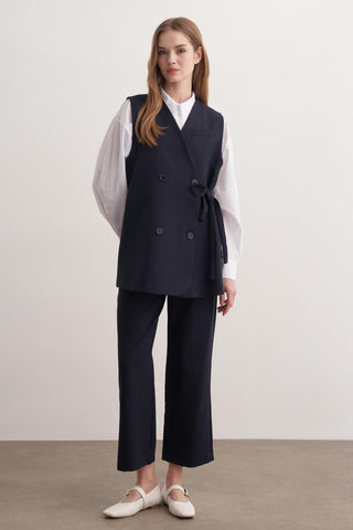 Monica Yelekli Takım - Lacivert