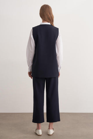 Monica Yelekli Takım - Lacivert