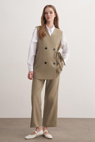 Monica Yelekli Takım - Soft Yeşil