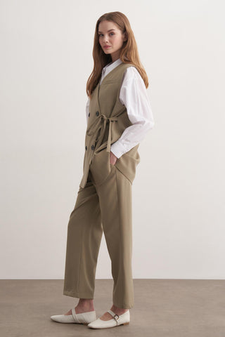 Monica Yelekli Takım - Soft Yeşil