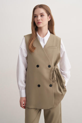 Monica Yelekli Takım - Soft Yeşil