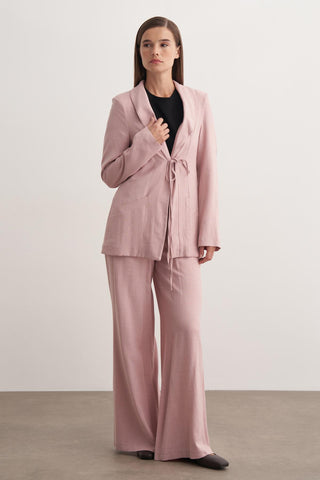 Naomi Pantolonlu Takım - Pembe