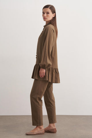 Perla Pantolonlu Takım - Haki