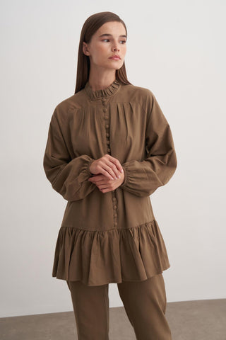 Perla Pantolonlu Takım - Haki