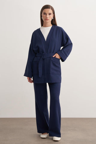 Jayla Kemerli Takım - Lacivert