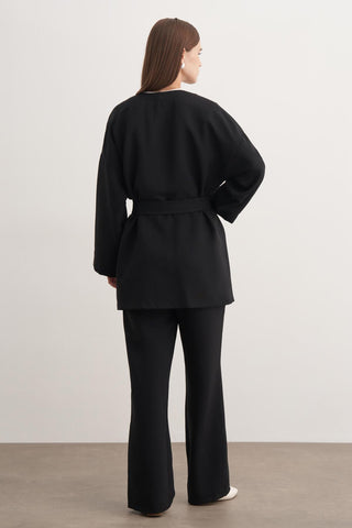 Jayla Kemerli Takım - Siyah