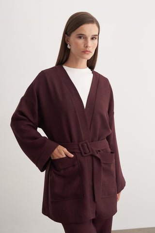 Jayla Kemerli Takım - Bordo