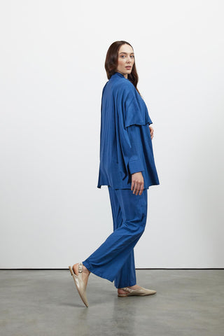 Lorena Pelerinli Takım - Lacivert