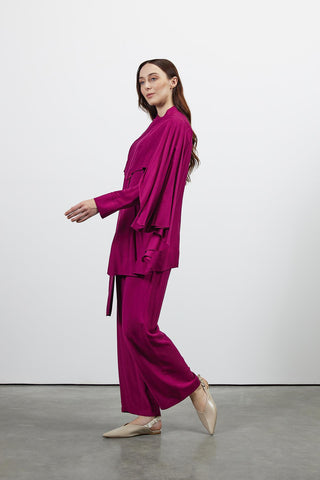 Lorena Pelerinli Takım - Mürdüm