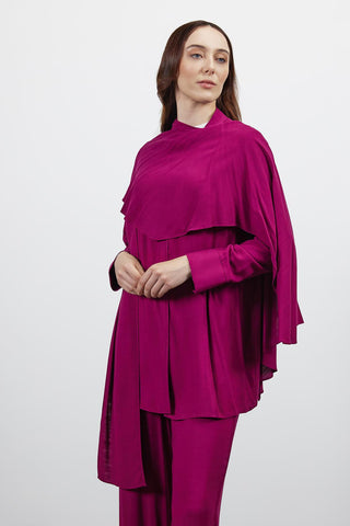 Lorena Pelerinli Takım - Mürdüm