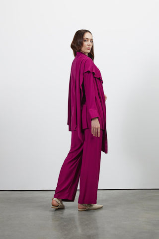 Lorena Pelerinli Takım - Mürdüm