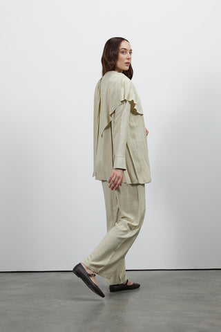 Lorena Pelerinli Takım - Bej