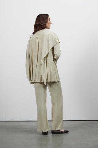 Lorena Pelerinli Takım - Bej