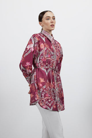 Riley Gömlek - Bordo