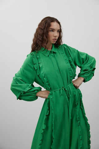 Caitlyn Elbise - Koyu Yeşil