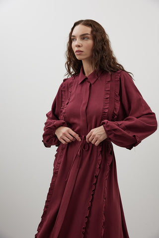 Caitlyn Elbise - Bordo