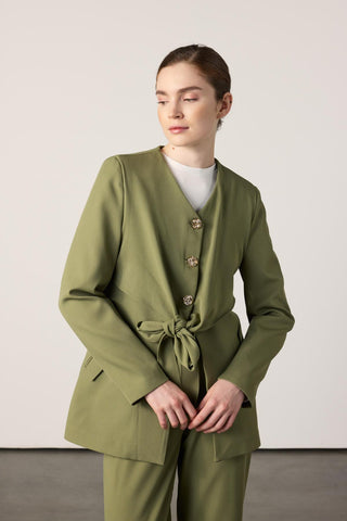 Summer Ceketli Takım - Haki