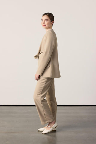 Summer Ceketli Takım - Bej