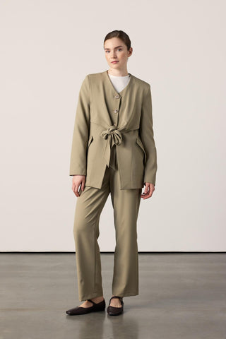 Summer Ceketli Takım - Vizon