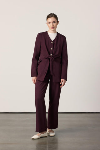 Summer Ceketli Takım - Bordo