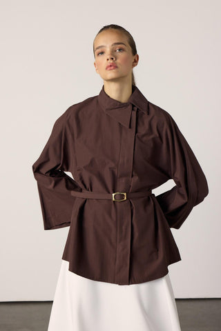 Raven Gömlek - Kahve