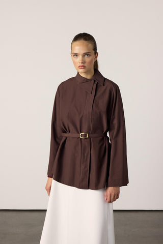 Raven Gömlek - Kahve