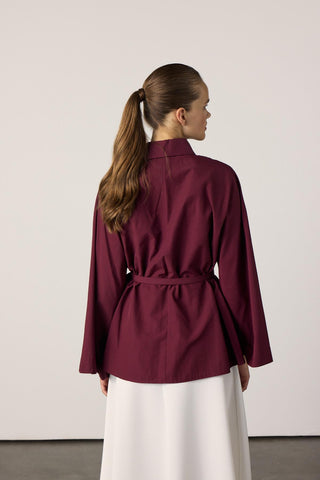 Raven Gömlek - Bordo