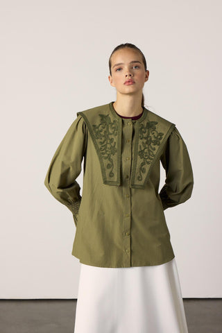 Elsa gömlek - Haki