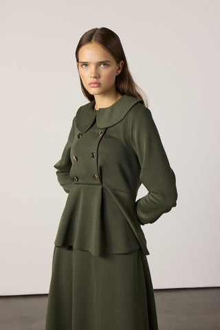 Jenna Etekli Takım - Haki