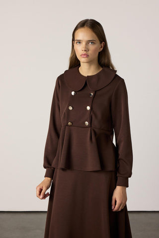 Jenna Etekli Takım - Kahve