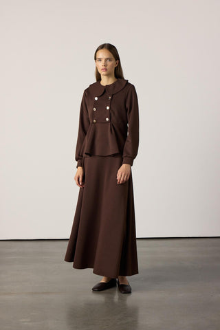 Jenna Etekli Takım - Kahve