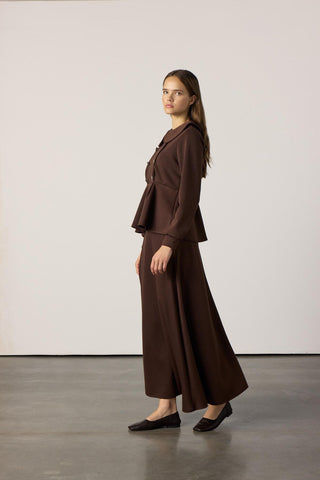 Jenna Etekli Takım - Kahve