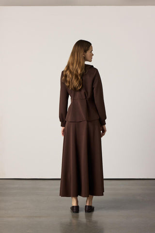 Jenna Etekli Takım - Kahve