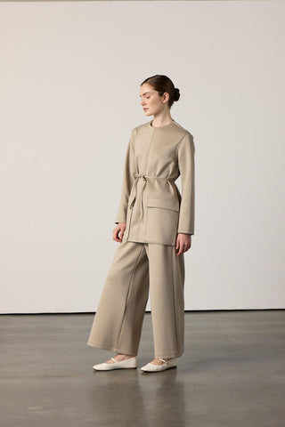 Greta Scuba Takım - Bej