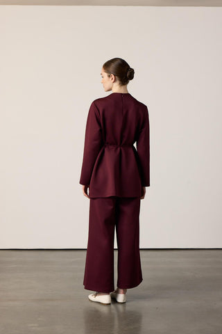 Greta Scuba Takım - Bordo