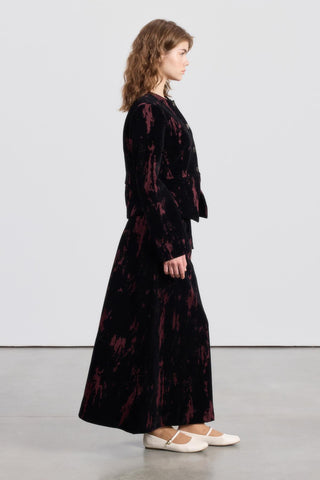 Raya Süet Takım - Bordo