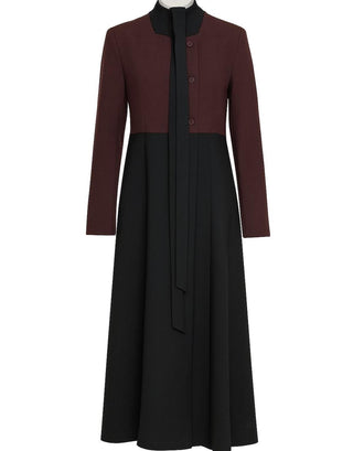 Etta Kemerli Elbise - Bordo