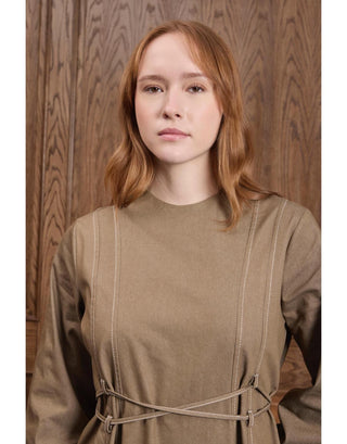 velta kot elbise - Haki