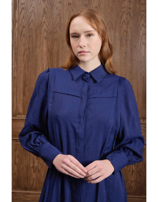 elora elbise - Lacivert